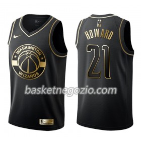 Canotte Uomo Washington Wizards Dwight Howard 21 Nike Nero Golden Edition Swingman
